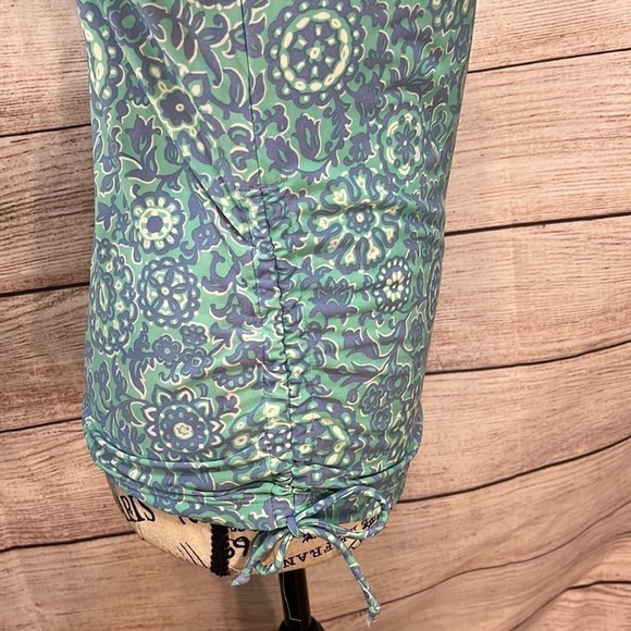 Coolibar Lawai Ruche Swim Shirt Youth Size Medium UPF 50 Half  Zip RashGuard - Picture 6 of 10